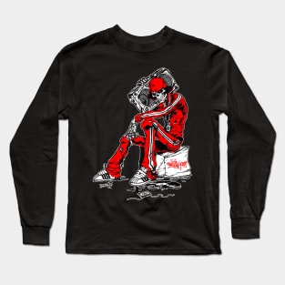 "OL'SKOOL GHOUL"  B-BOY SPECIAL Created and Art by Rolo Ledesma Long Sleeve T-Shirt